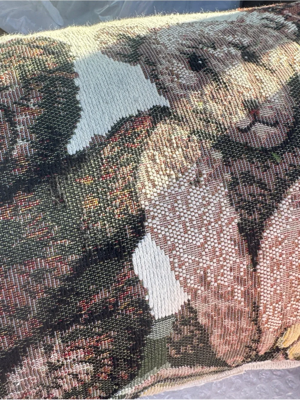 Vintage Teddy Bears Decorative Bolster Pillow - Multi 33”x13”